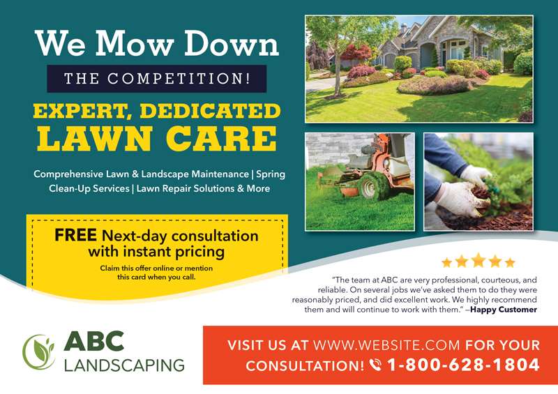 Landscaping Advertisement For Summer