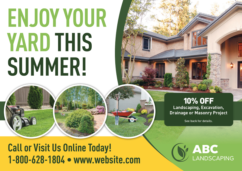 Lawn Care Postcard