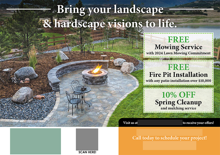 Successful Landscaping Postcard Campaign