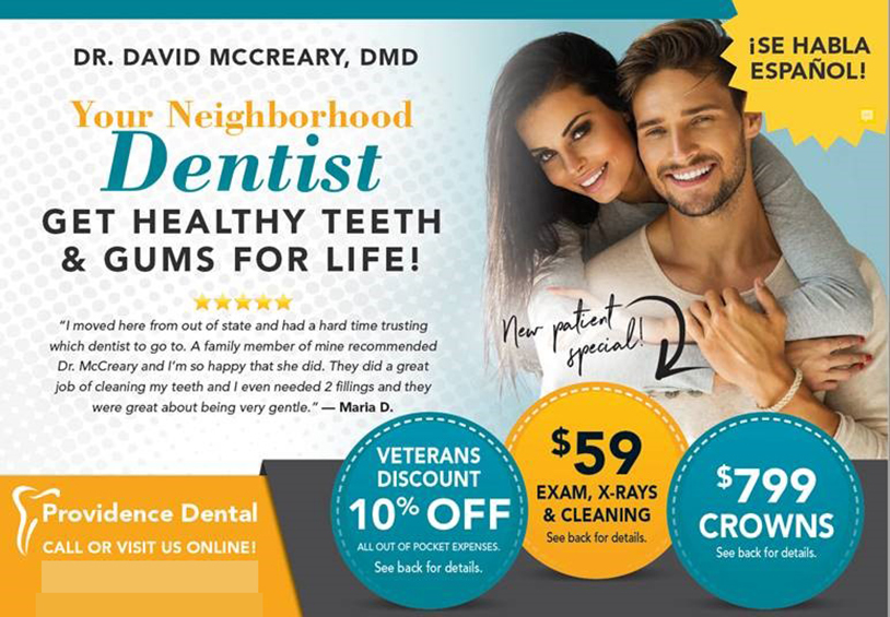 Successful Dental Services Postcard Campaign